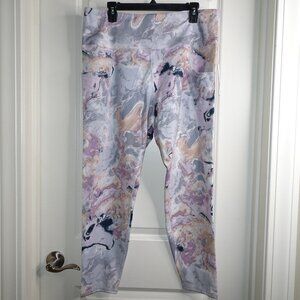 Tahari Sport Watercolor Plus Size Leggings